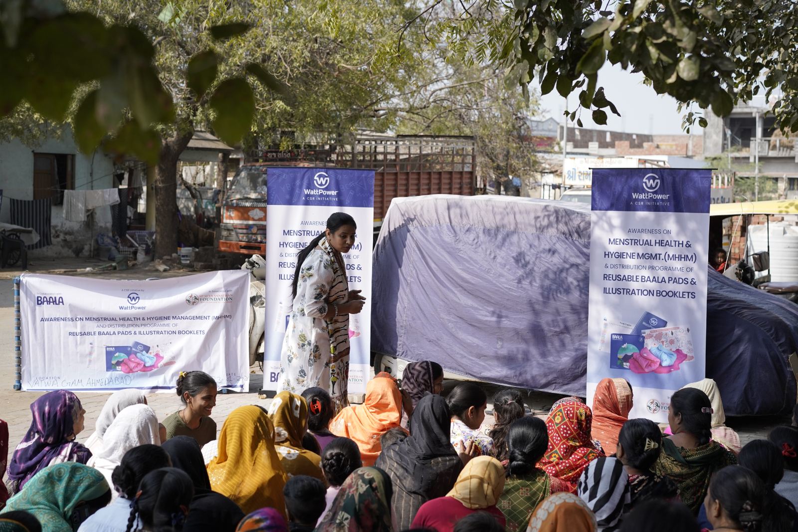 MHHM awareness session at Vatwa Gam, Ahmedabad